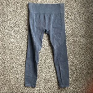 Women's Gray High-Waisted Leggings